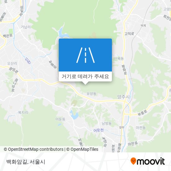 백화암길 지도