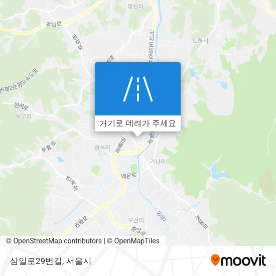 삼일로29번길 지도