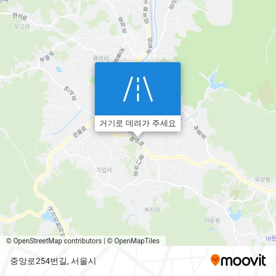 중앙로254번길 지도