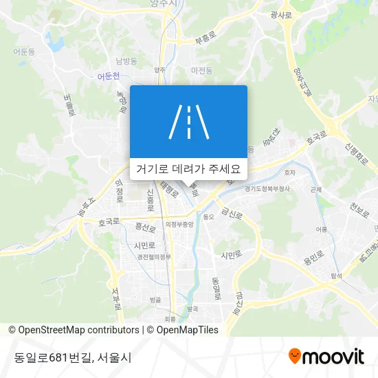 동일로681번길 지도