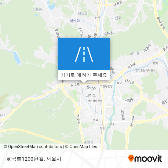 호국로1200번길 지도