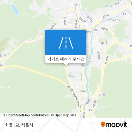 회룡1교 지도