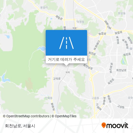 회천남로 지도