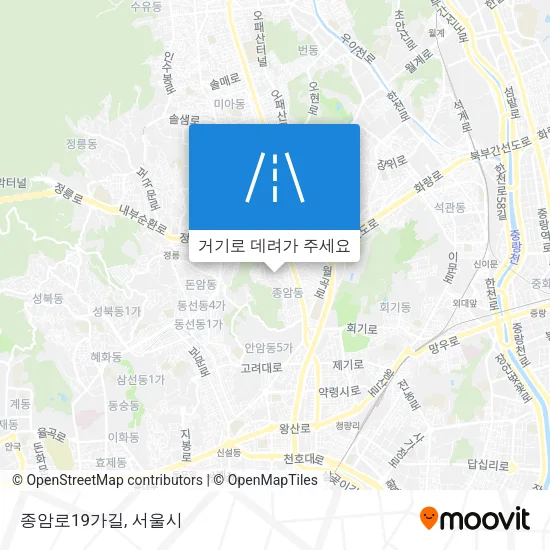 종암로19가길 지도