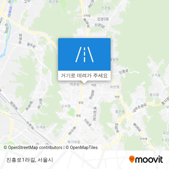 진흥로1라길 지도