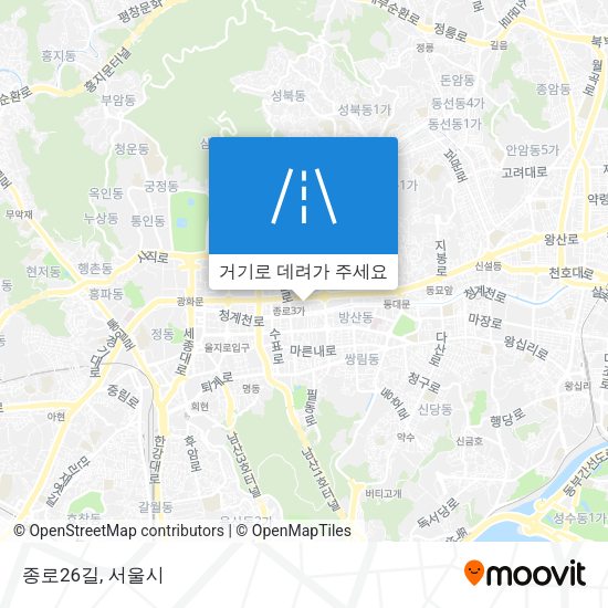 종로26길 지도