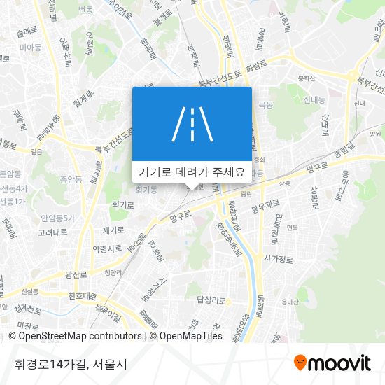 휘경로14가길 지도