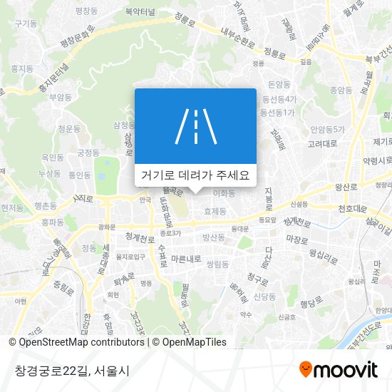 창경궁로22길 지도