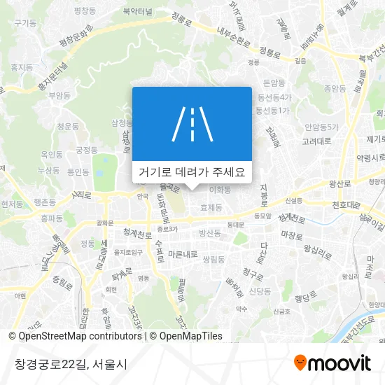 창경궁로22길 지도