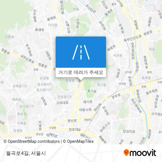 월곡로4길 지도