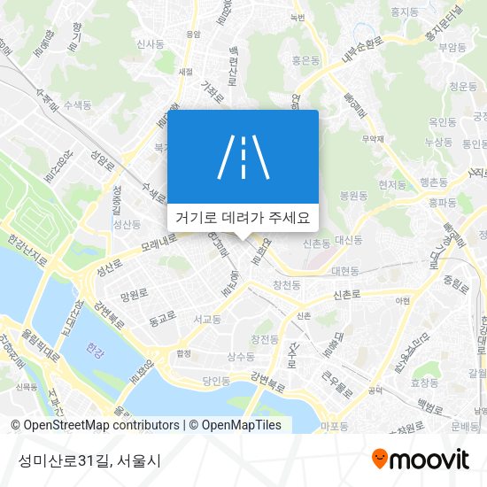성미산로31길 지도