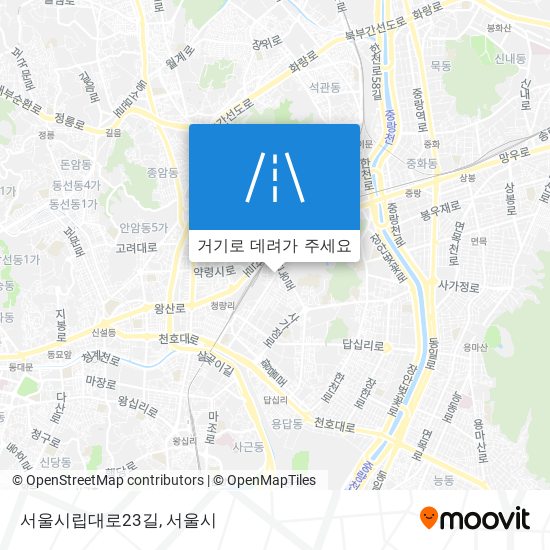 서울시립대로23길 지도