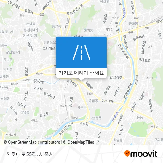 천호대로55길 지도