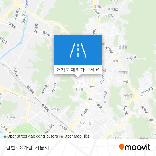 갈현로3가길 지도