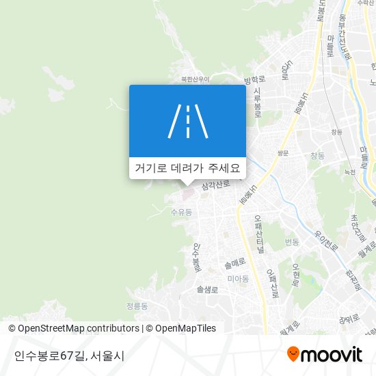 인수봉로67길 지도