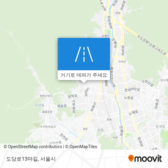 도당로13마길 지도