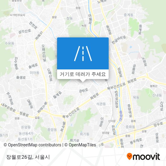 장월로26길 지도