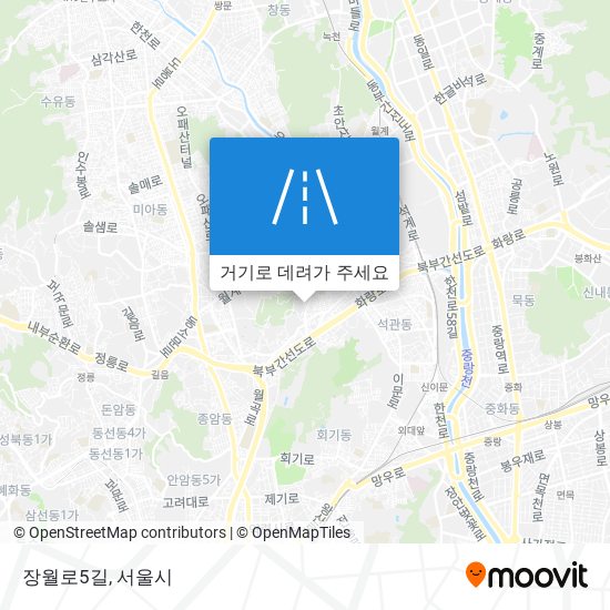 장월로5길 지도