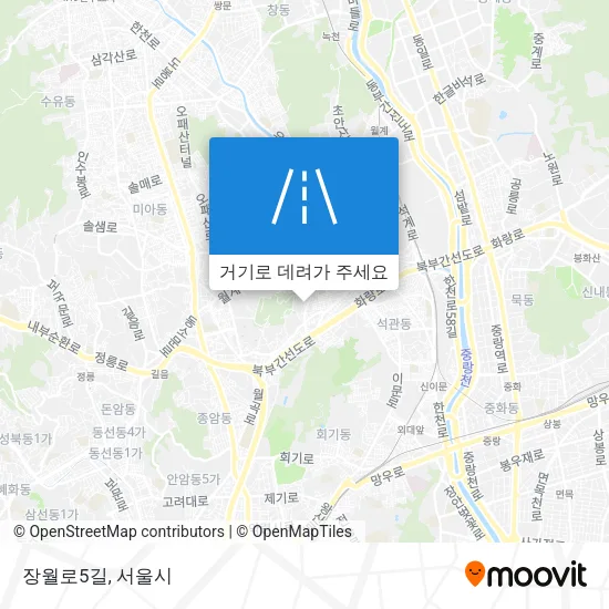 장월로5길 지도