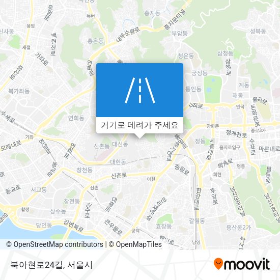 북아현로24길 지도