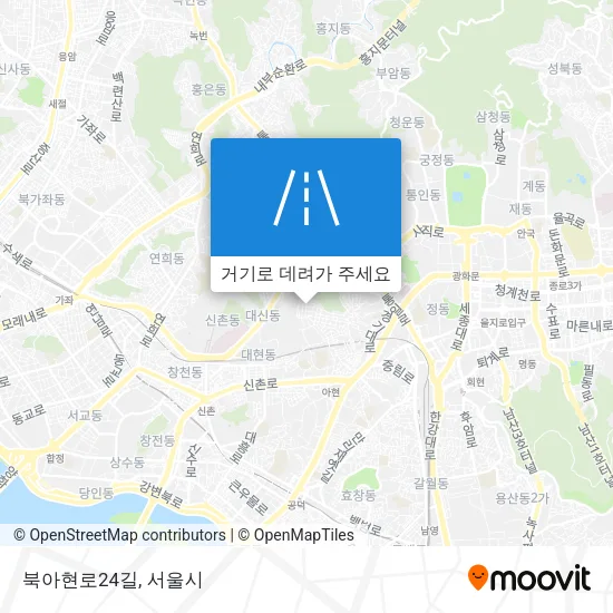 북아현로24길 지도