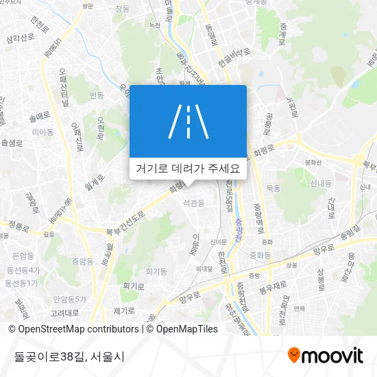 돌곶이로38길 지도