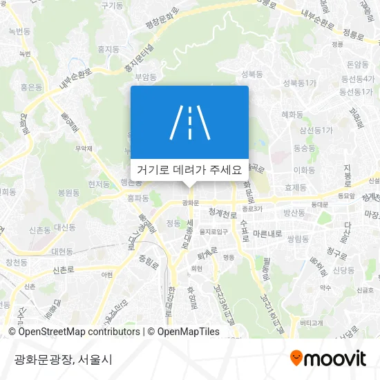 광화문광장 지도