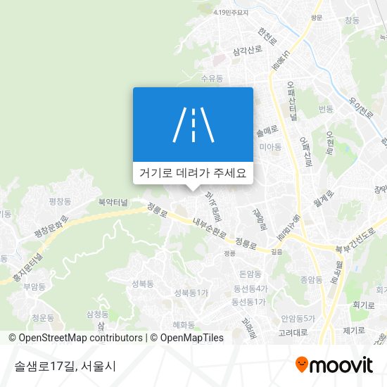솔샘로17길 지도