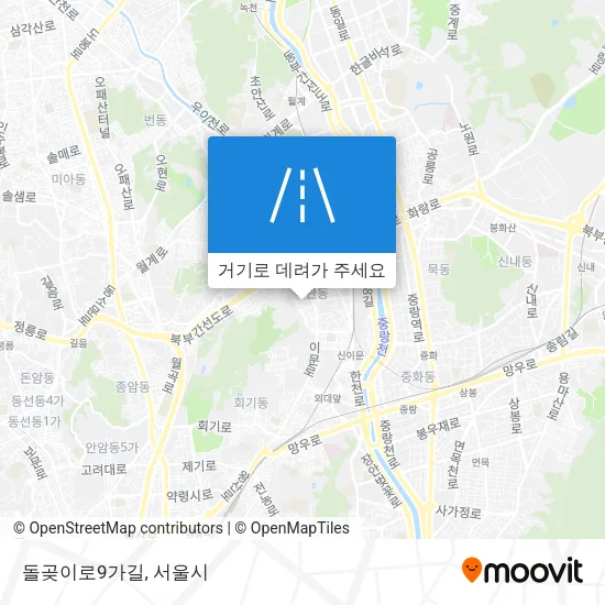 돌곶이로9가길 지도