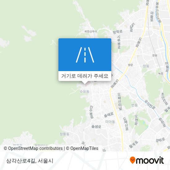 삼각산로4길 지도