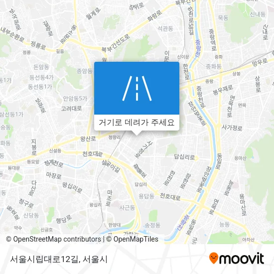 서울시립대로12길 지도