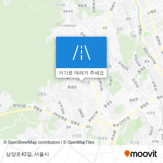 삼양로42길 지도