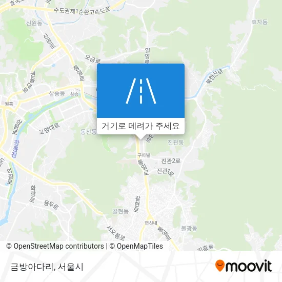 금방아다리 지도