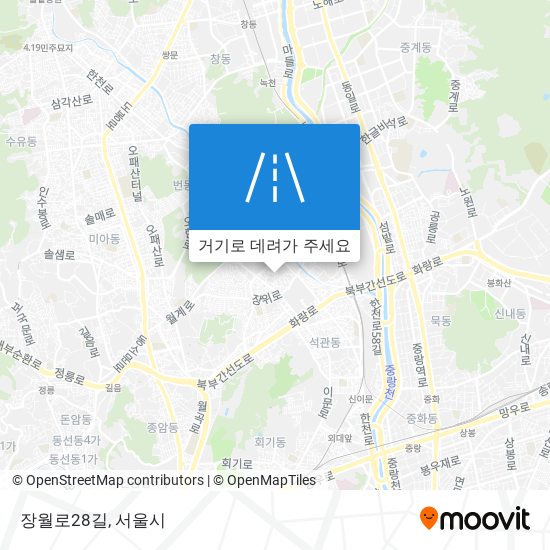 장월로28길 지도