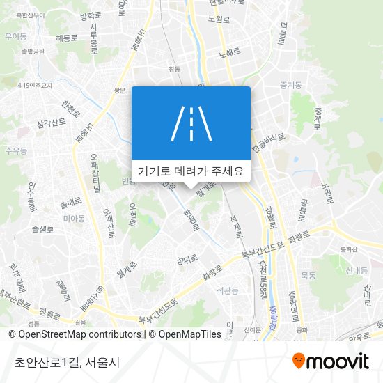 초안산로1길 지도