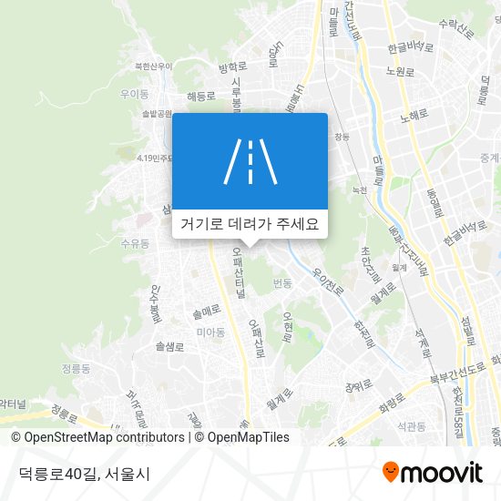 덕릉로40길 지도