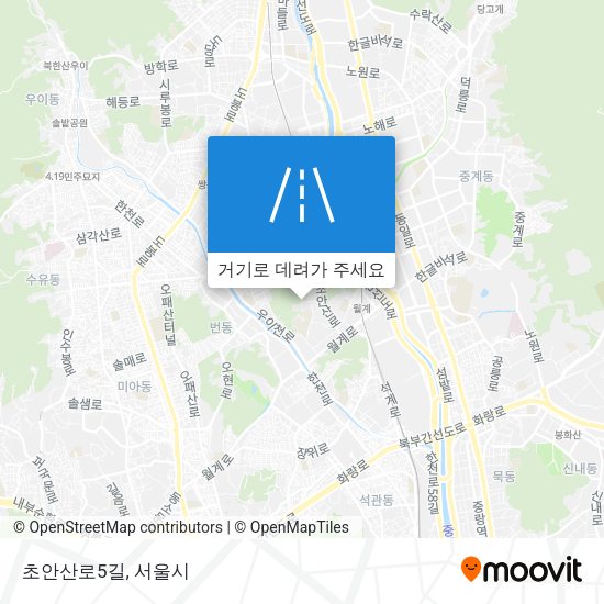 초안산로5길 지도