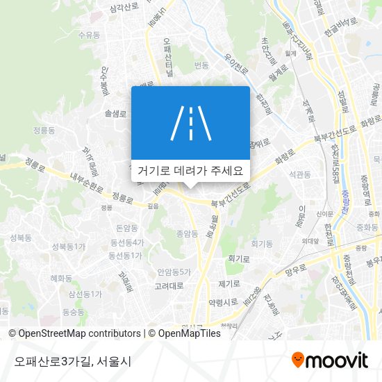 오패산로3가길 지도