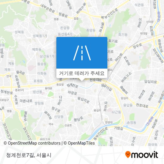 청계천로7길 지도