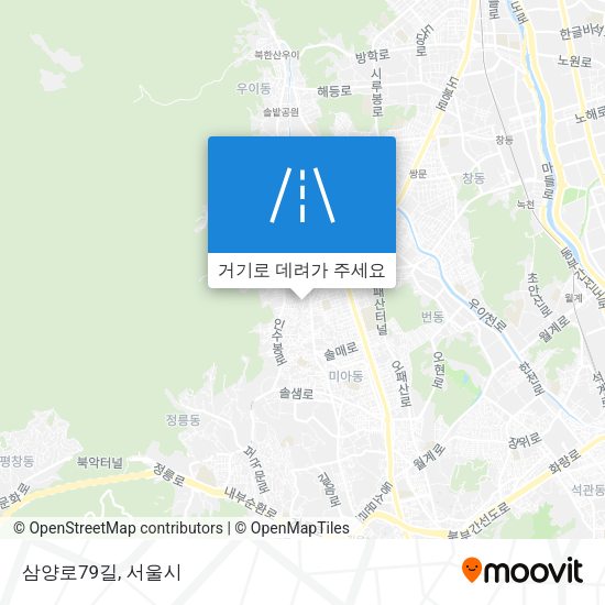 삼양로79길 지도