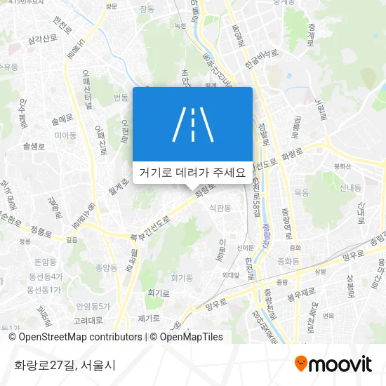 화랑로27길 지도
