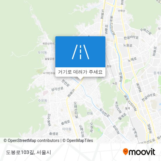도봉로103길 지도