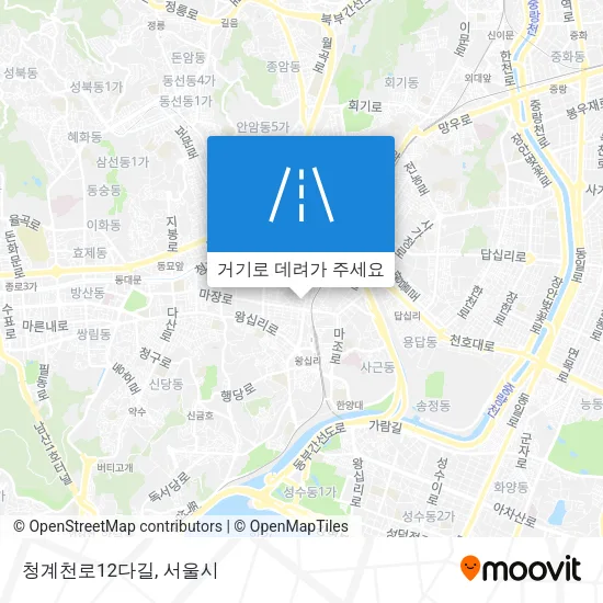 청계천로12다길 지도