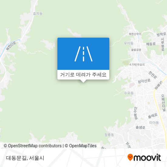 대동문길 지도