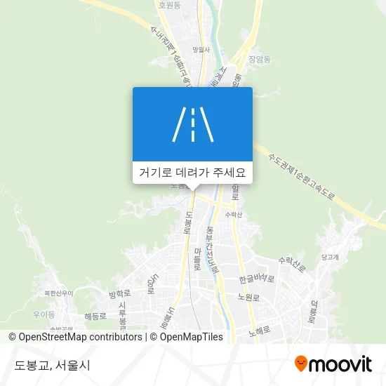 도봉교 지도