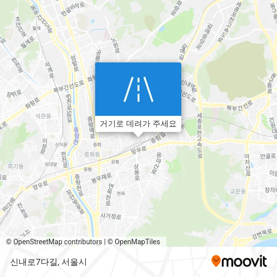 신내로7다길 지도
