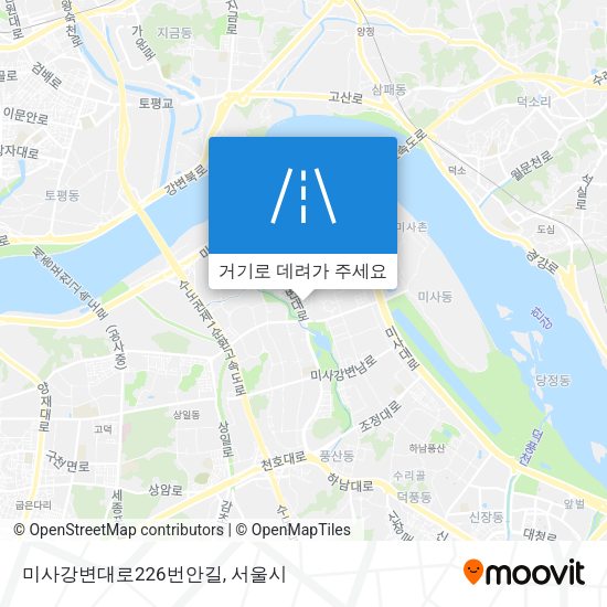 미사강변대로226번안길 지도