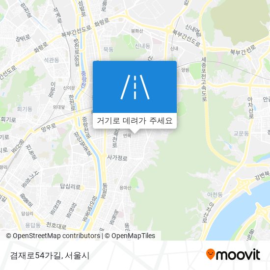 겸재로54가길 지도