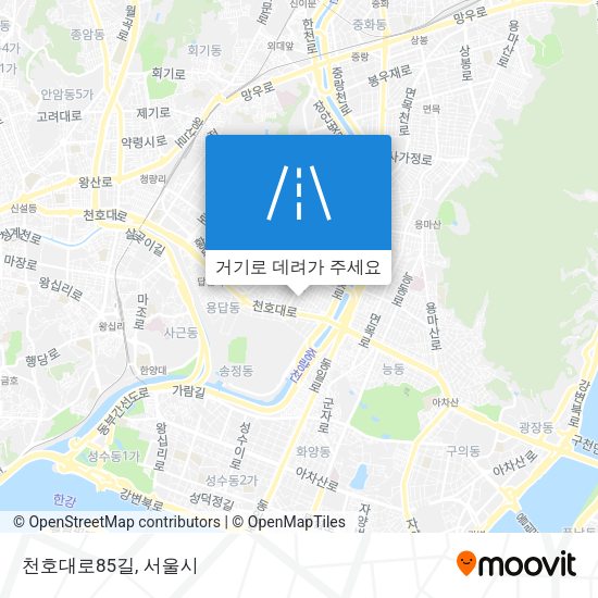 천호대로85길 지도