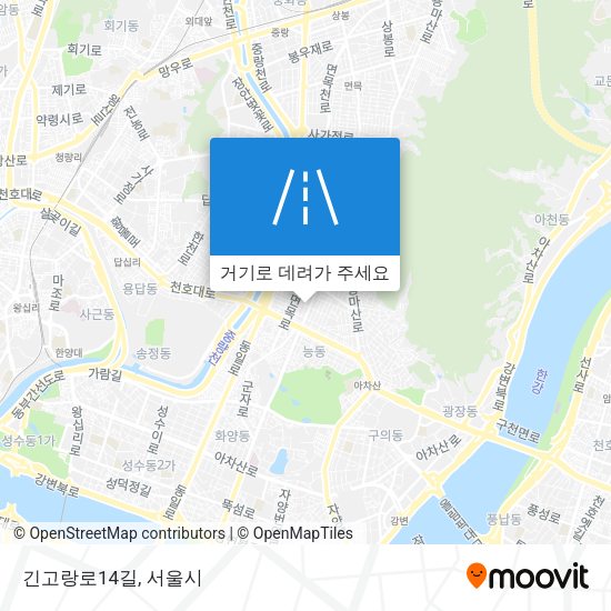 긴고랑로14길 지도